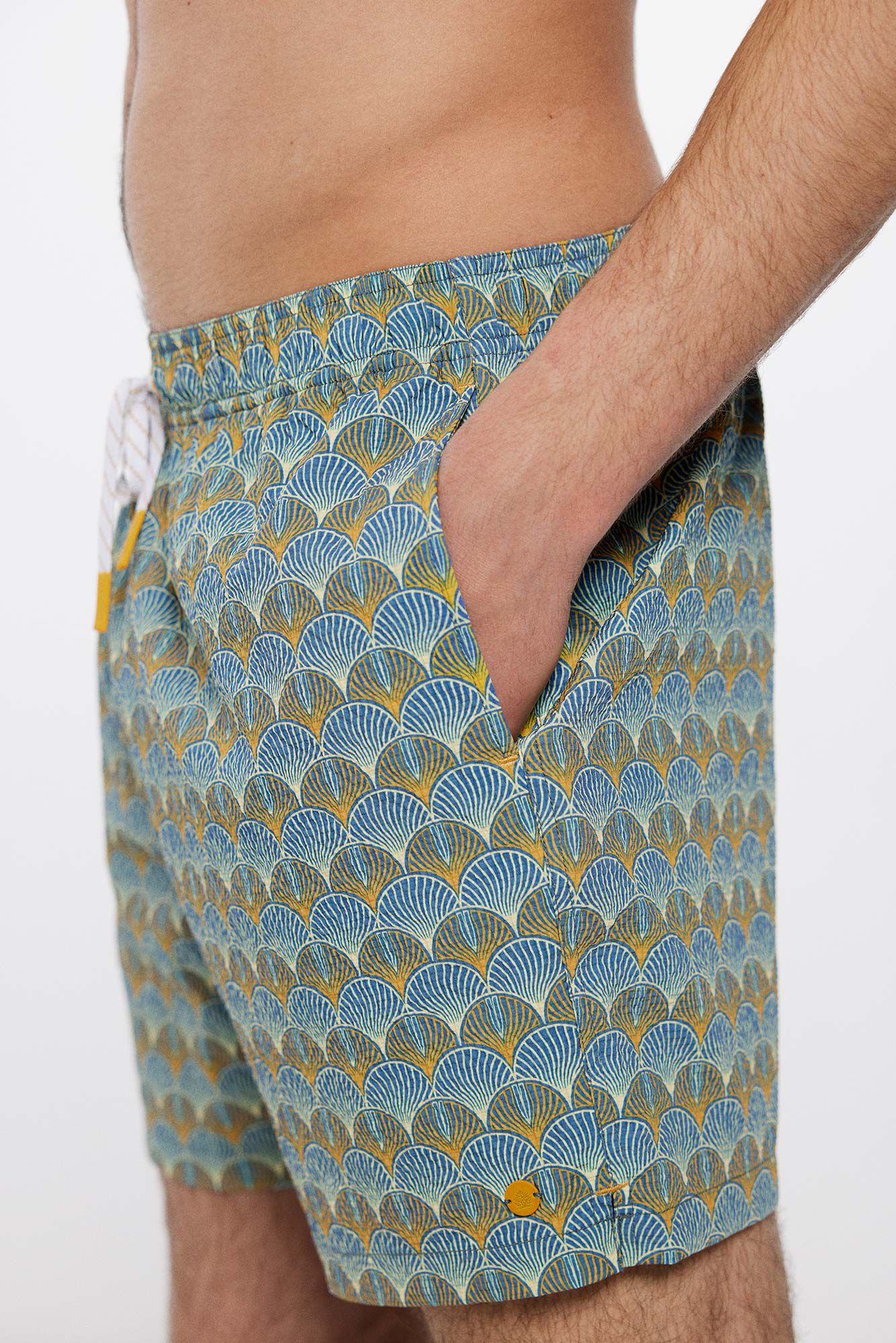 Springfield Ba&ntilde;ador seersucker estampado rayas estampado