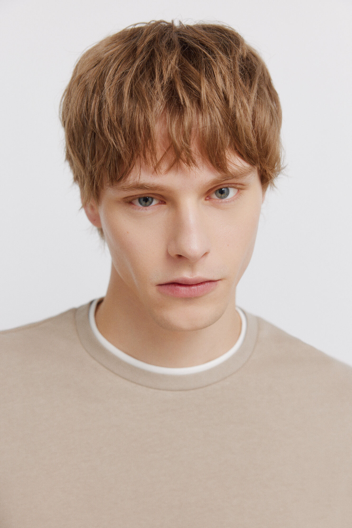 Springfield Playera cuello doble caf&eacute;