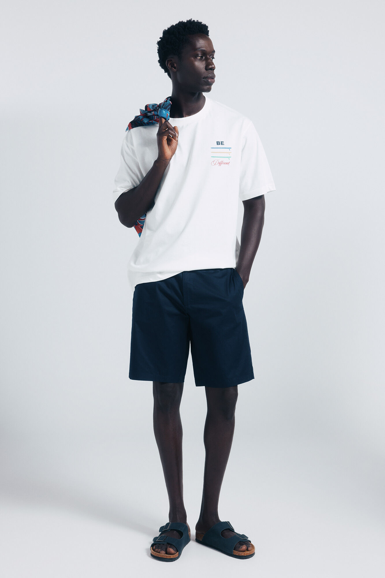 Springfield Camiseta surf different marfil