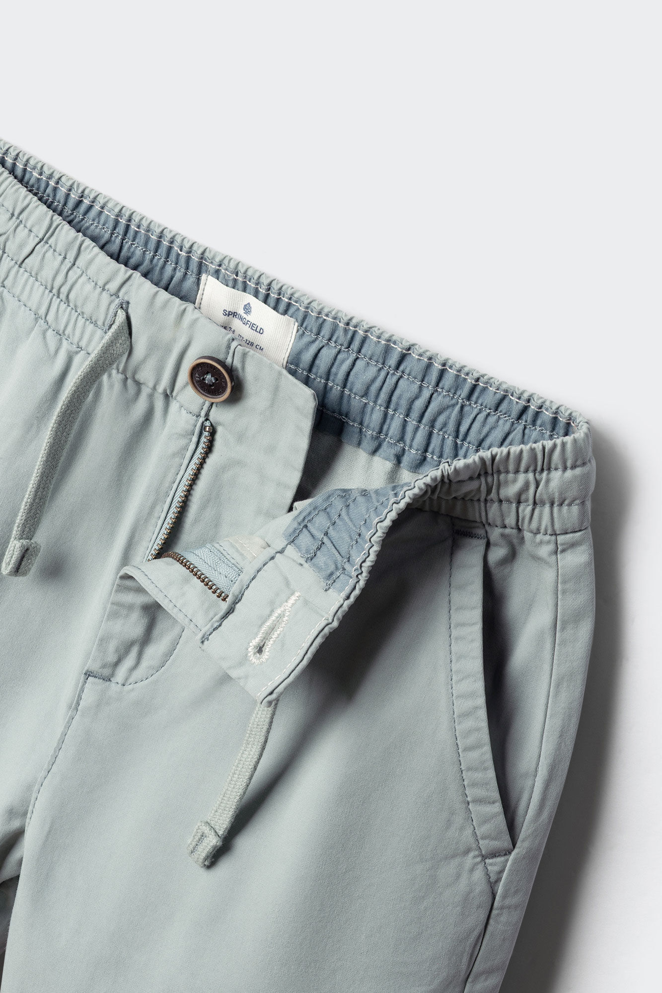 Springfield Kids Pantal&oacute;n chino cargo para ni&ntilde;o azul