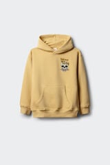 Springfield Kids Sudadera con capucha calavera niño amarillo