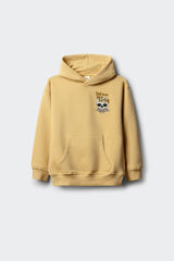 Springfield Kids Sudadera con capucha calavera niño amarillo