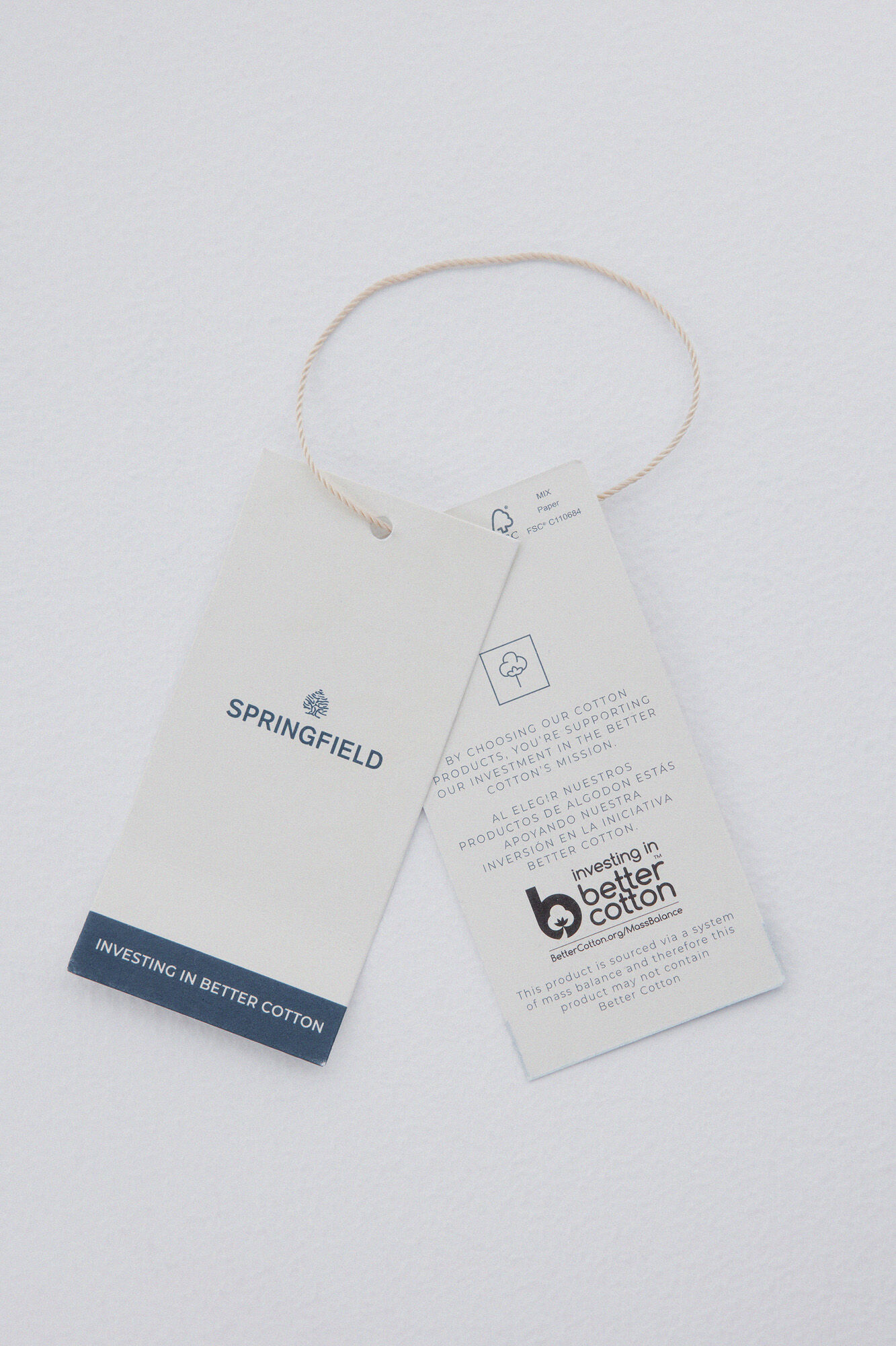 Springfield cierre de jersey caf&eacute;