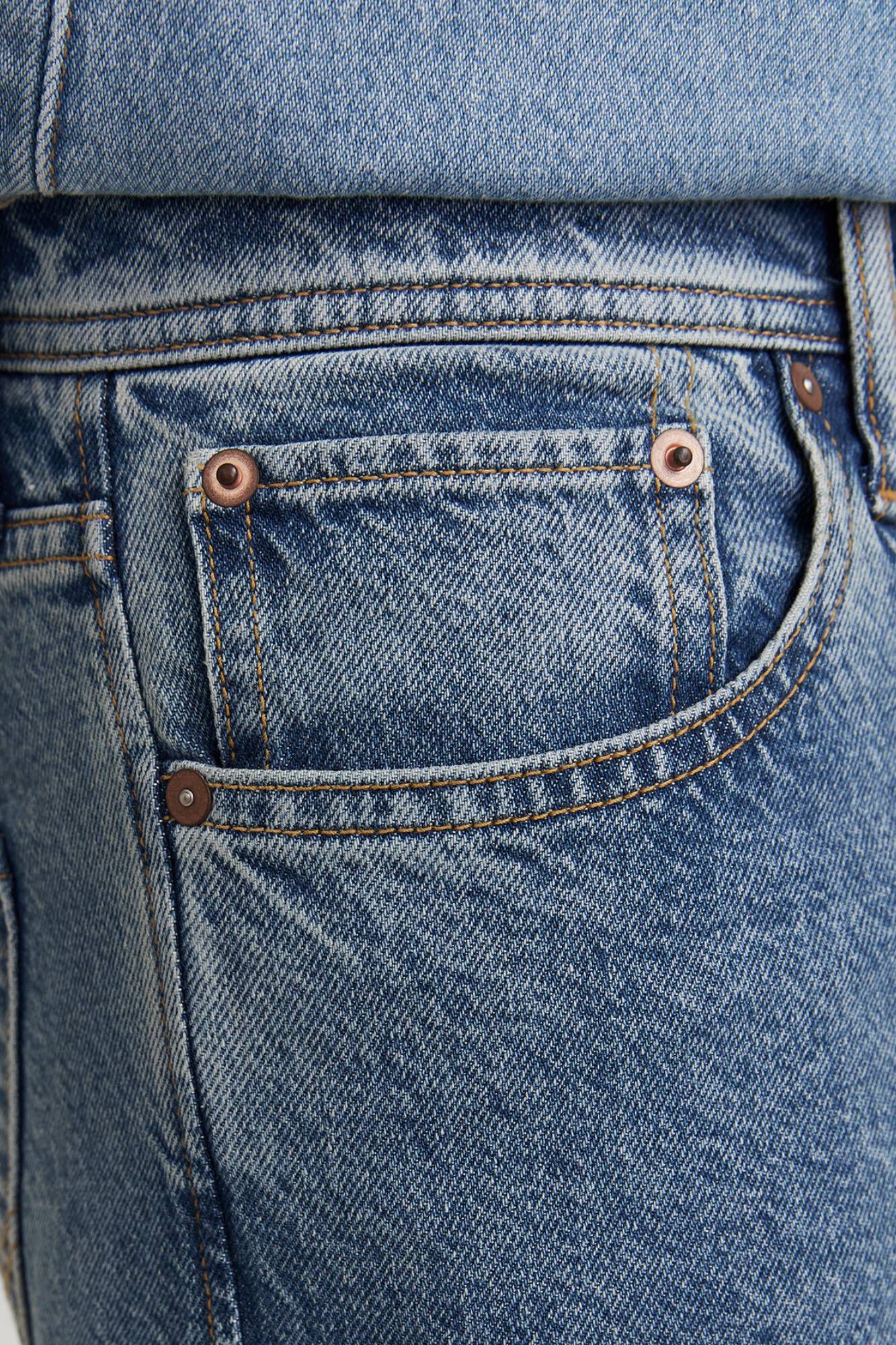 Jack & Jones Jeans baggy de tiro alto azul tinta