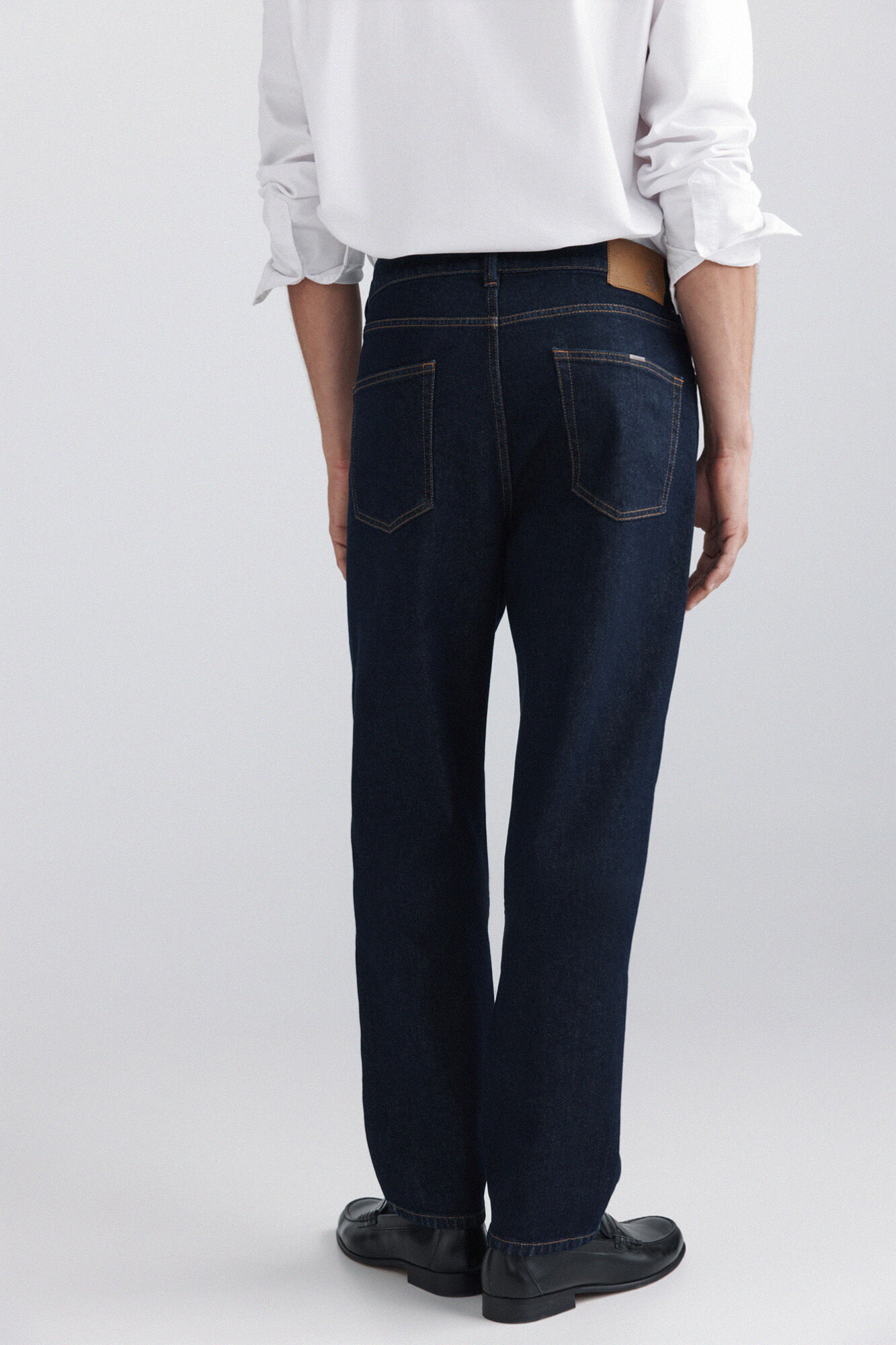 Springfield Jeans lavado desencolado regular fit marino