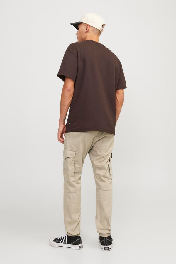 Jack & Jones Pantalón cargo slim fit gris