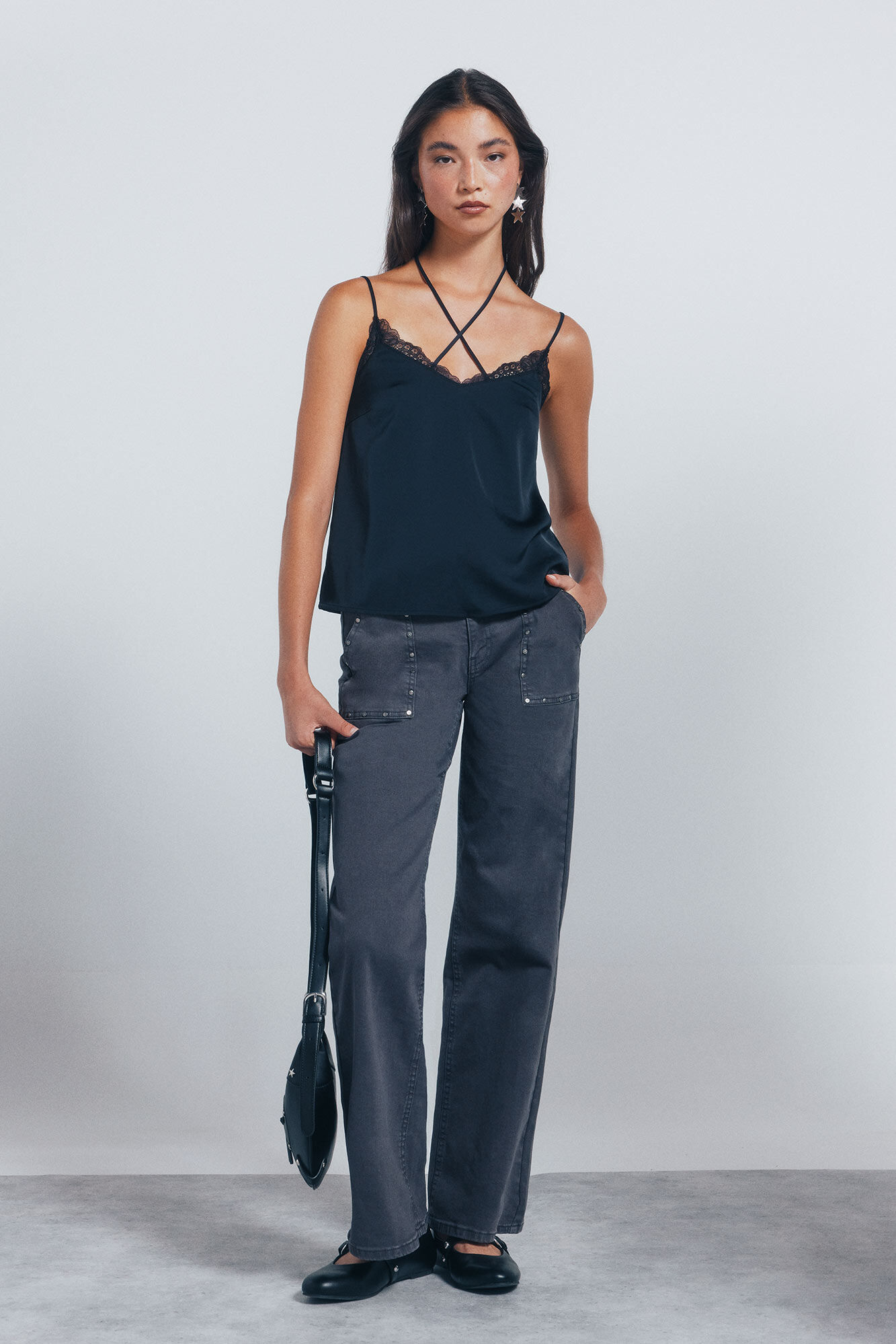 Springfield Top lencero puntilla