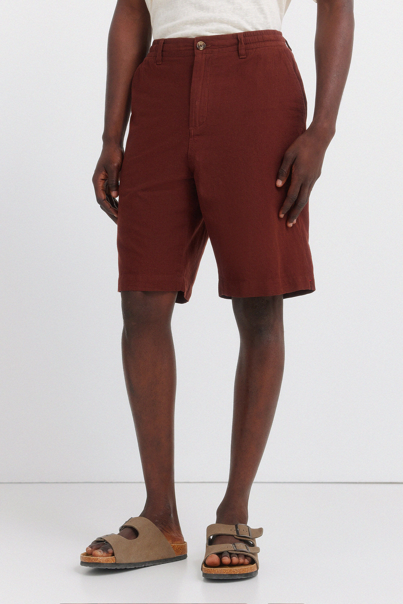 Springfield Bermudas de lino relaxed fit