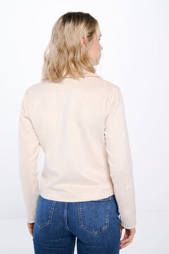 Springfield Chamarra motera antelina beige