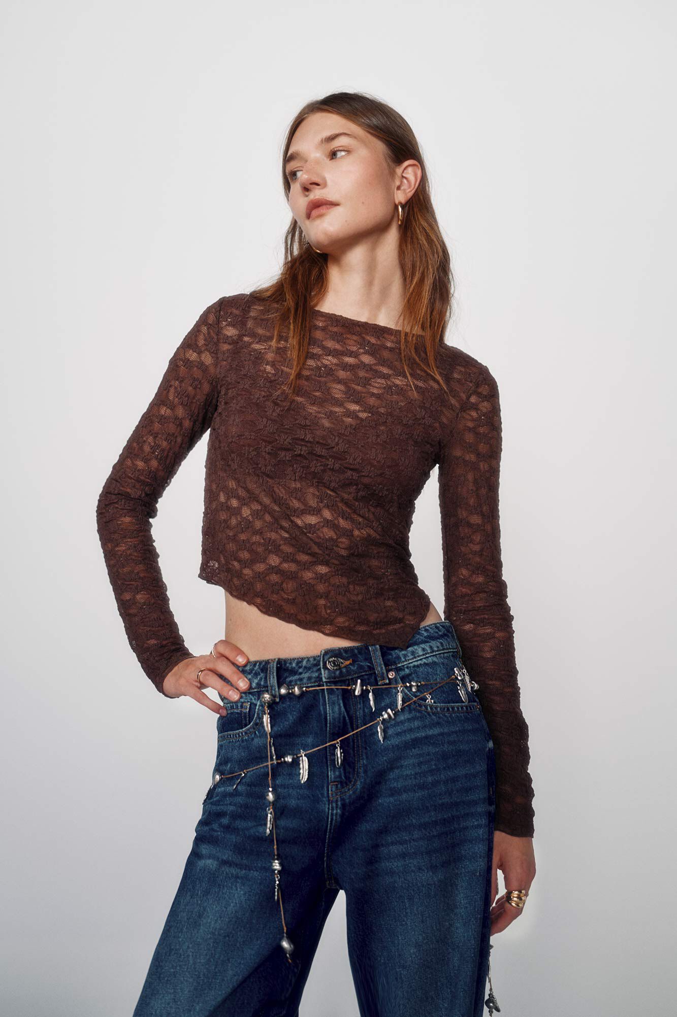 High Spirits Jeans Cuffed azul