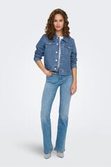 Springfield Chaqueta denim azul indigo