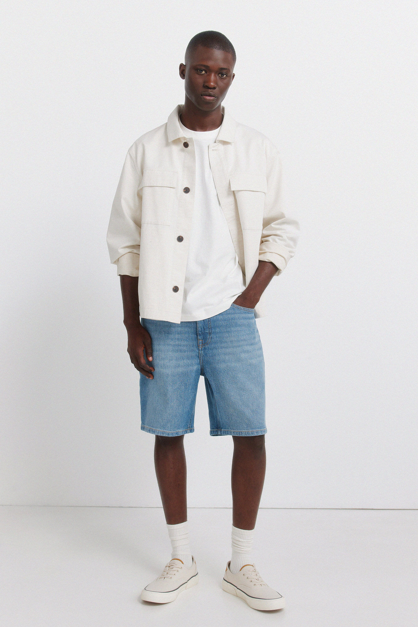 Springfield Playera b&aacute;sica marfil