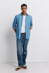 Springfield Jeans sobrete&ntilde;ido regular fit azul