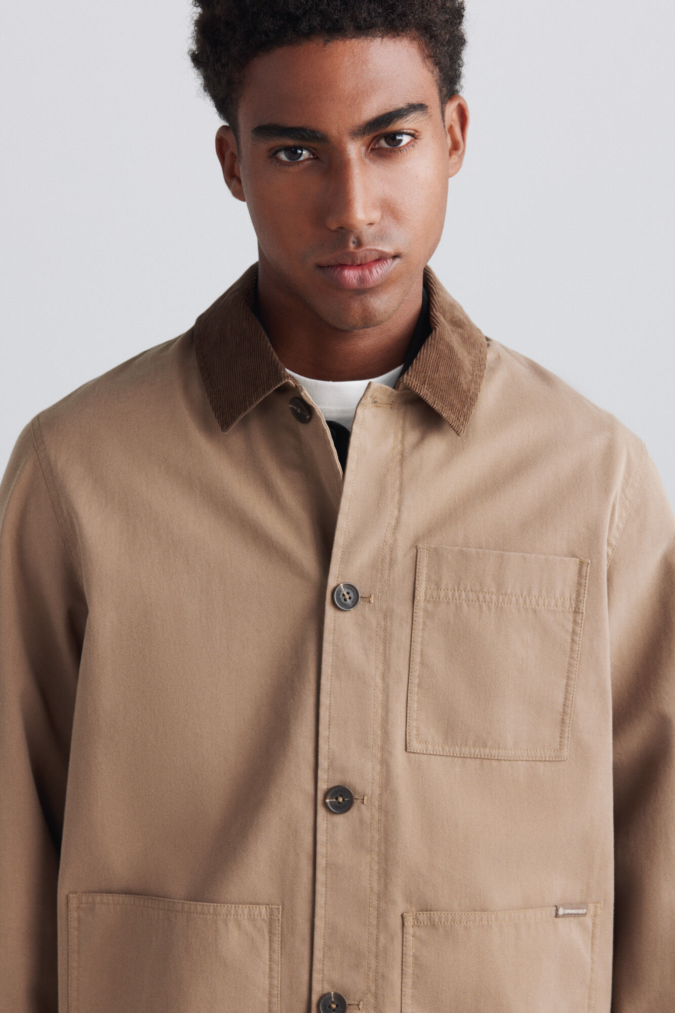 Springfield Sobrecamisa de algod&oacute;n