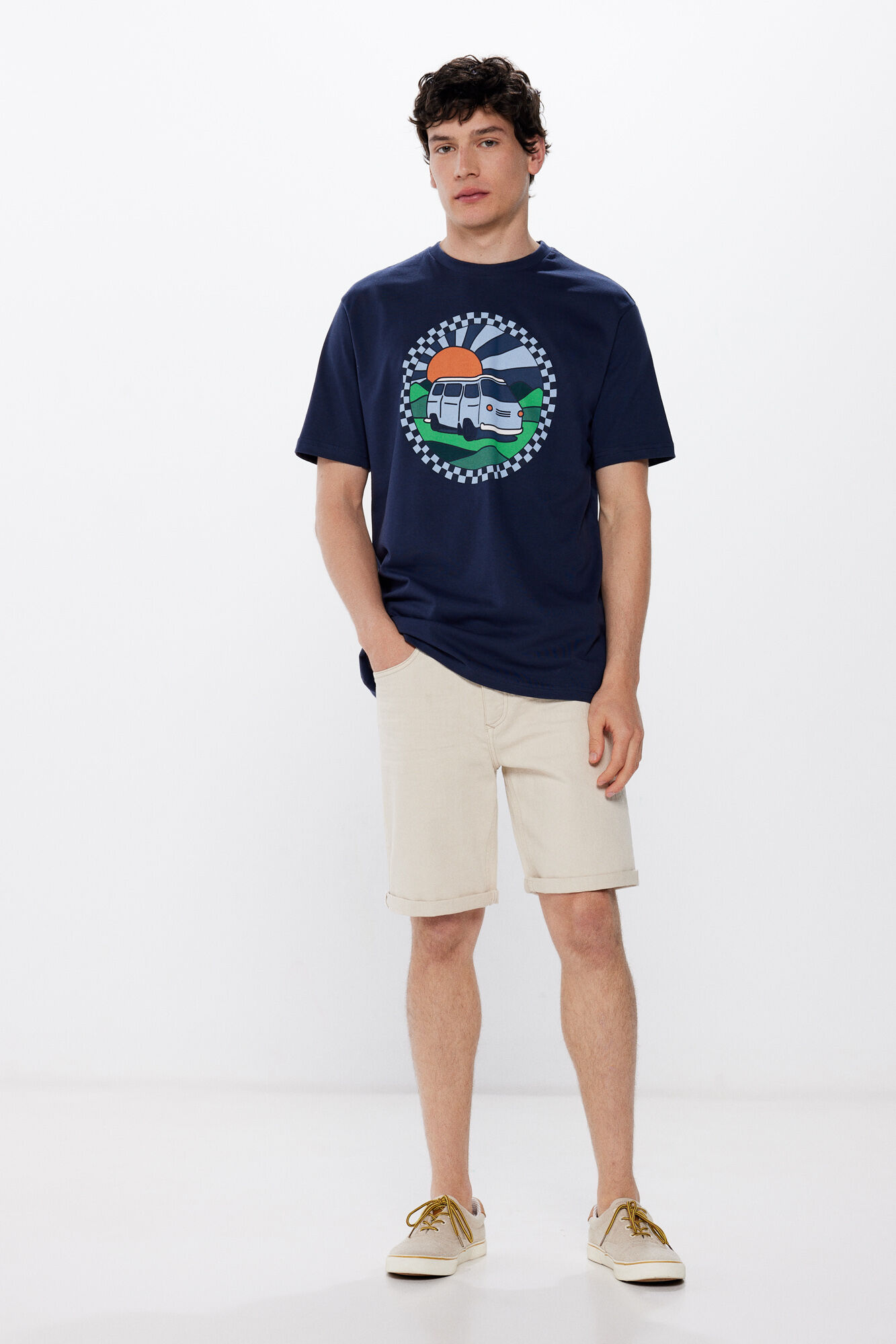 Springfield Playera caravan azul