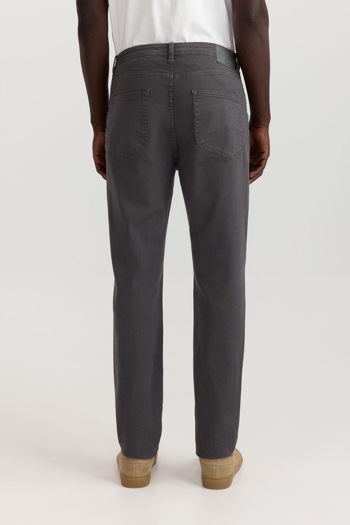 Springfield Pantal&oacute;n de 5 bolsillos slim lavado gris