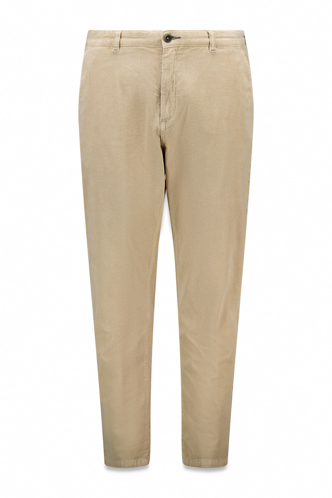 Springfield Pana chinos de pana lavada, c&oacute;modos y de corte entallado beige