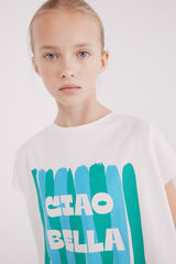 Springfield Playera Ciao Bella niña natural