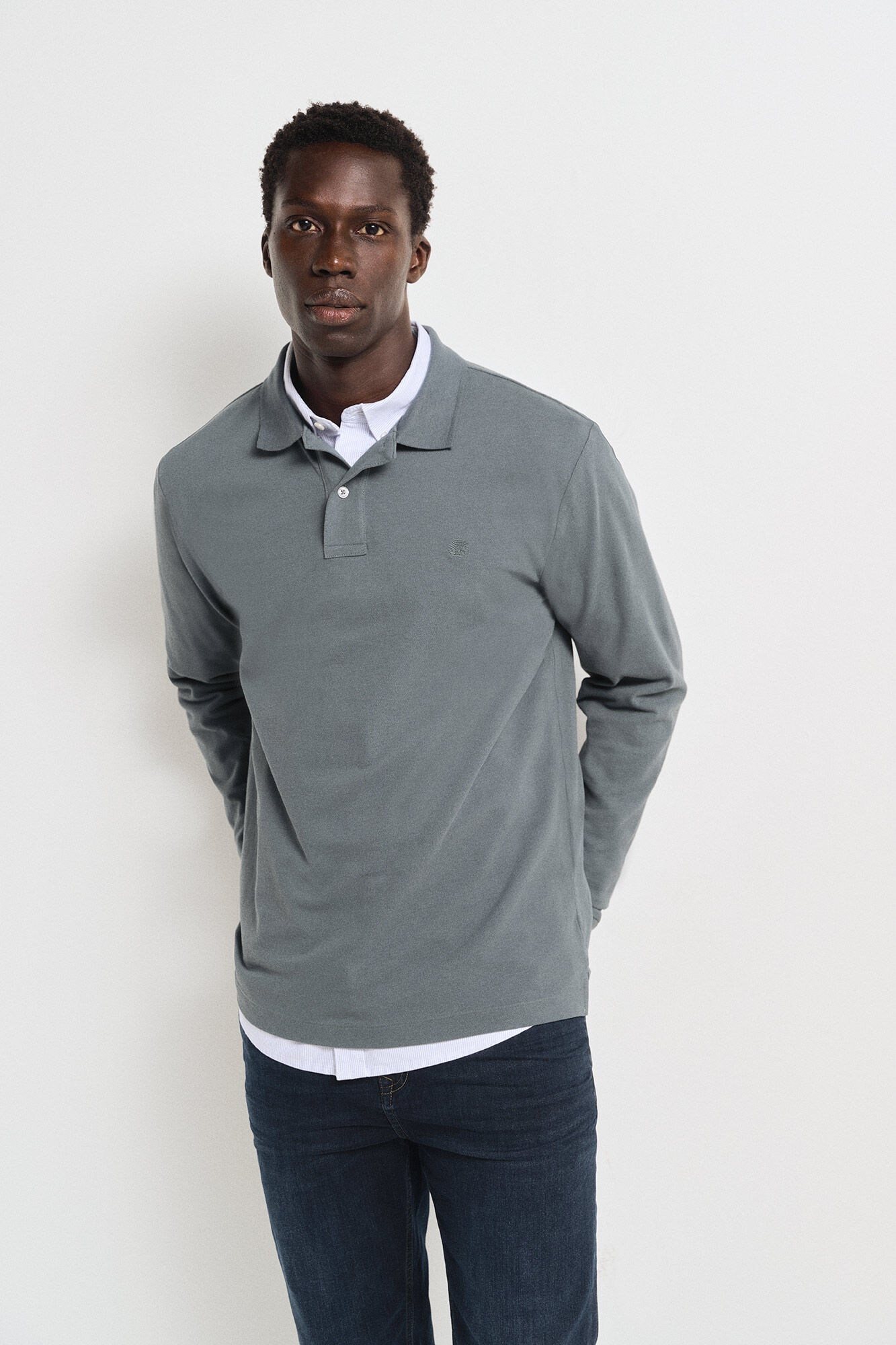 Polos manga larga hombre springfield top