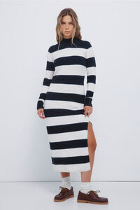 Springfield Vestido midi a rayas tejido Kodak