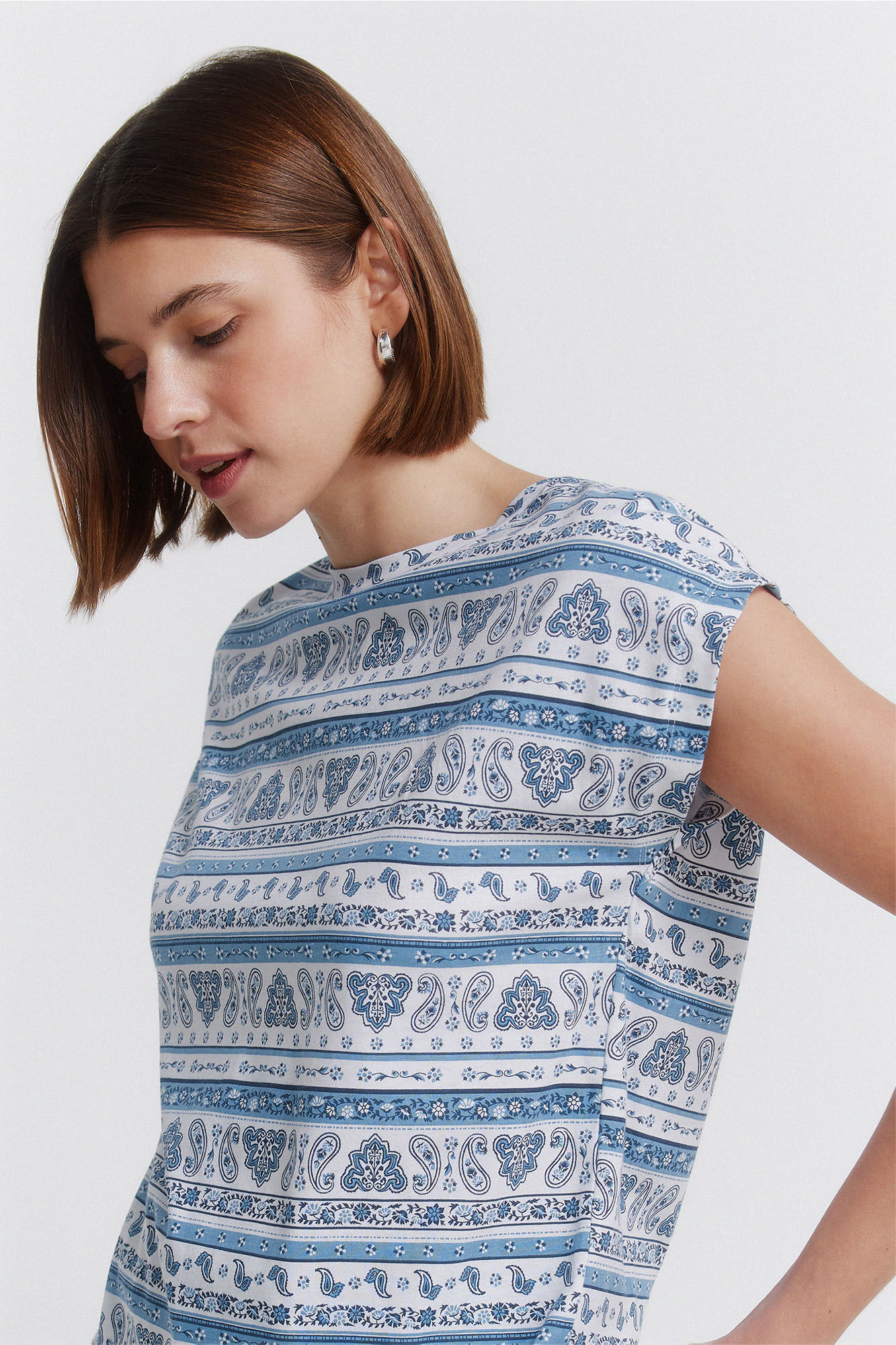 Springfield Playera de manga corta estampada