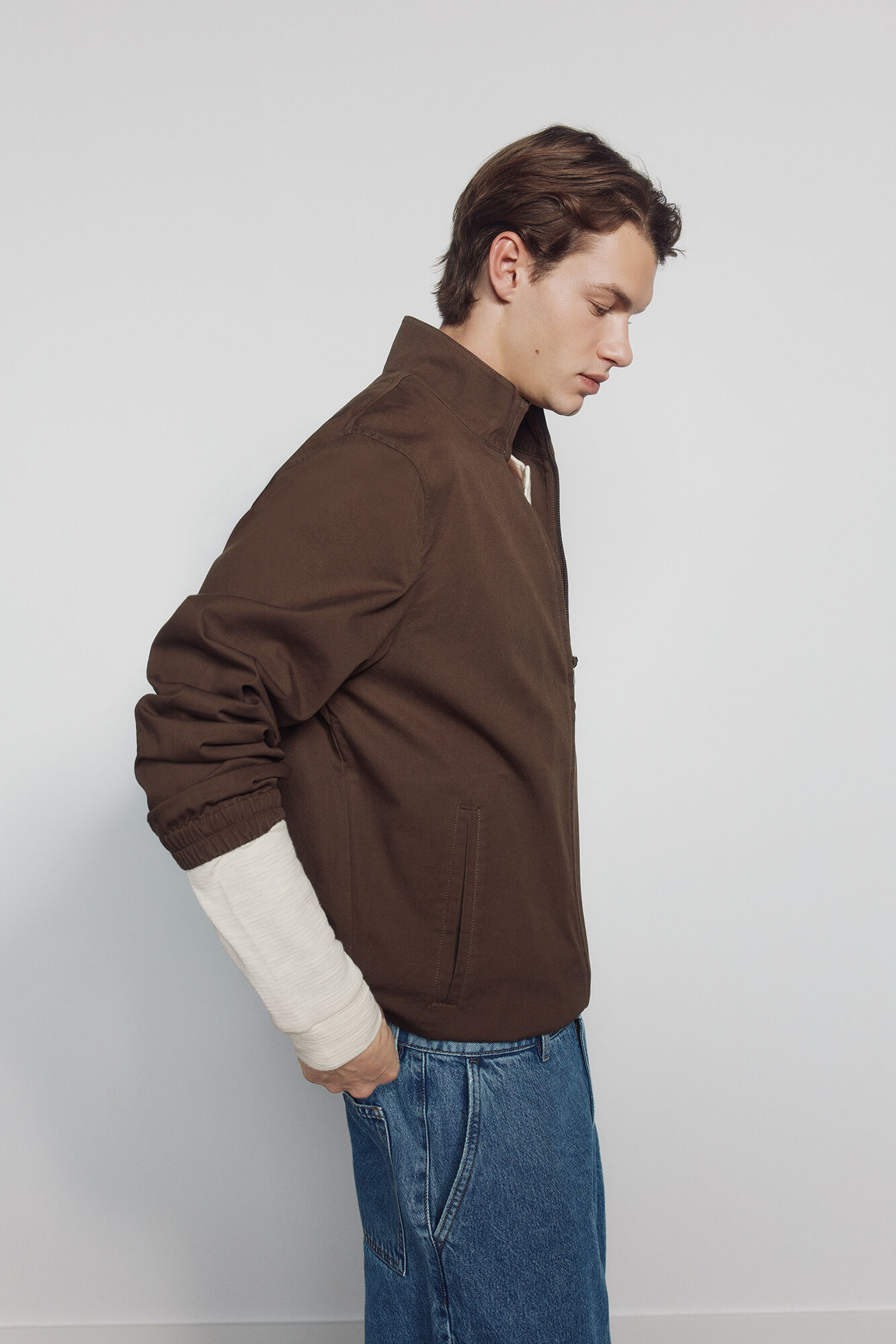 Springfield Jeans chino sobrete&ntilde;ido relaxed fit azul