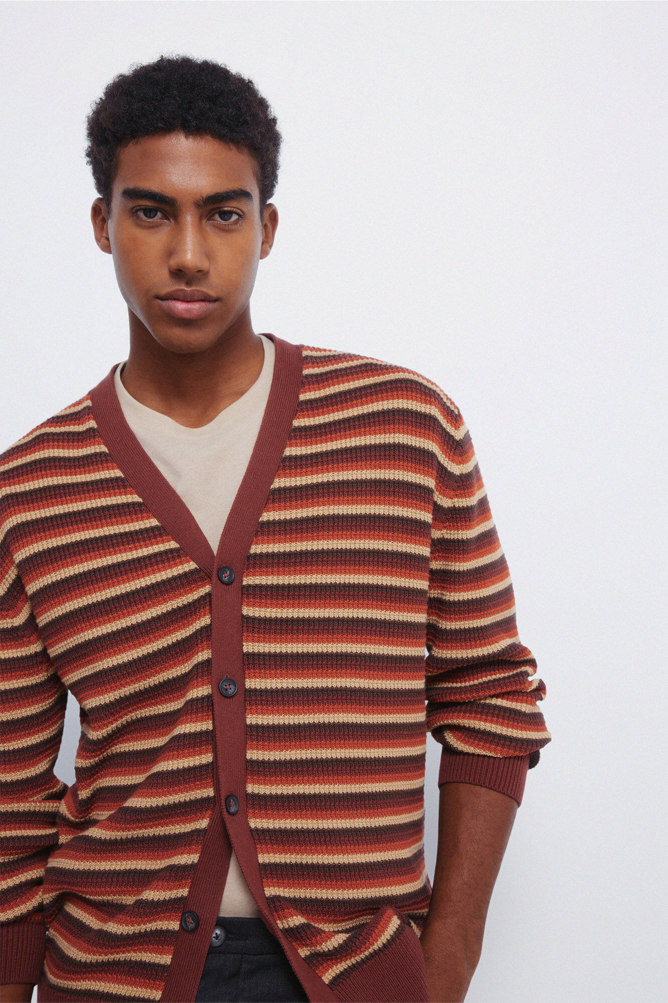 Springfield Botones - c&aacute;rdigan c&aacute;rdigan naranja