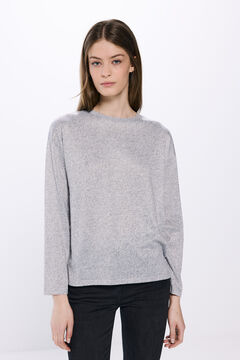 Springfield Playera estrellas tachuelas cristales gris