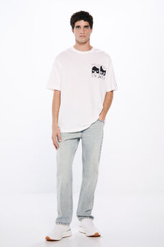 Springfield Playera Batman Comic Japan marfil