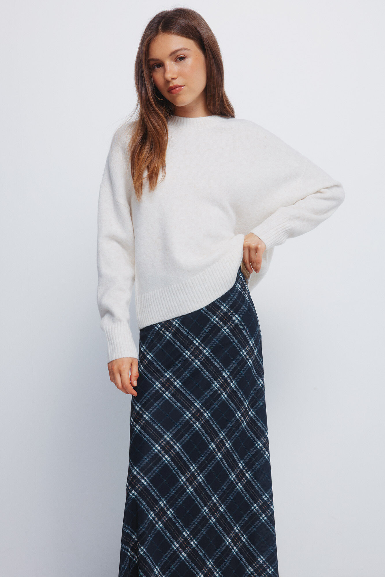 Springfield Falda midi​ marino