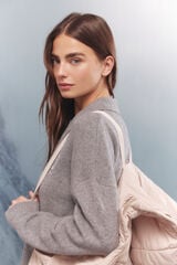 Springfield Chamarra largo acolchado Thermolite café