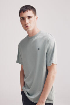 Springfield Playera básica cuello redondo verde