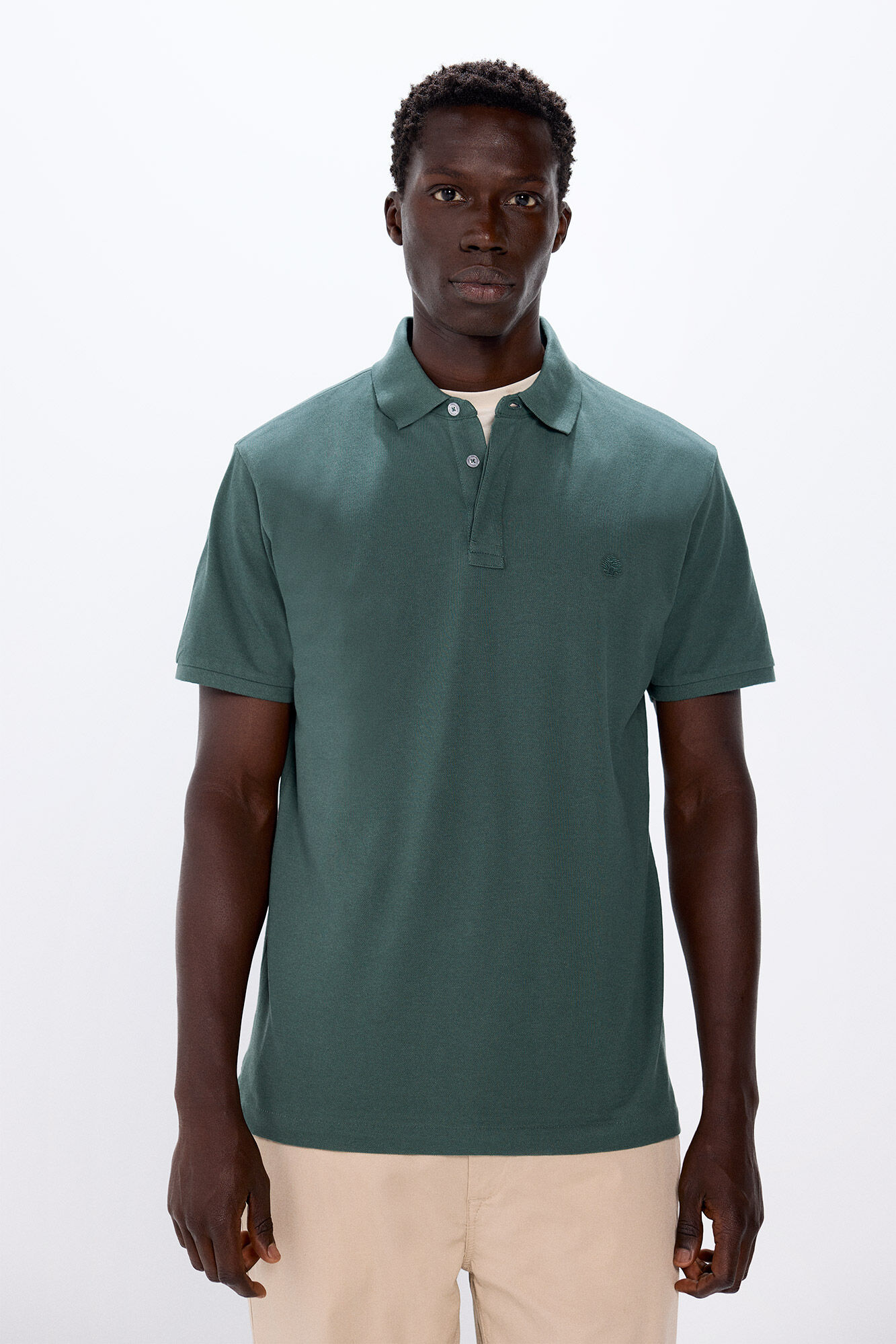 Polos lisos hombre shop