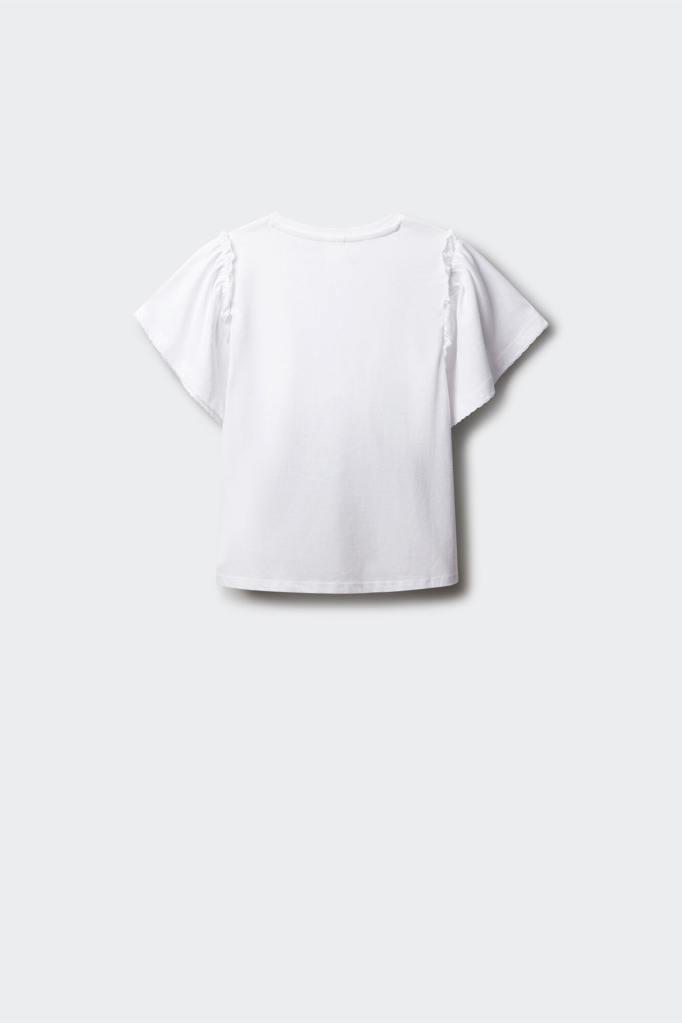 Springfield Kids Playera de manga corta con volantes para ni&ntilde;a