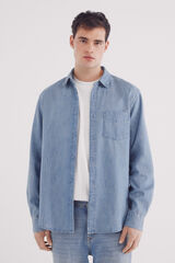 Springfield Camisa vaquera rosa