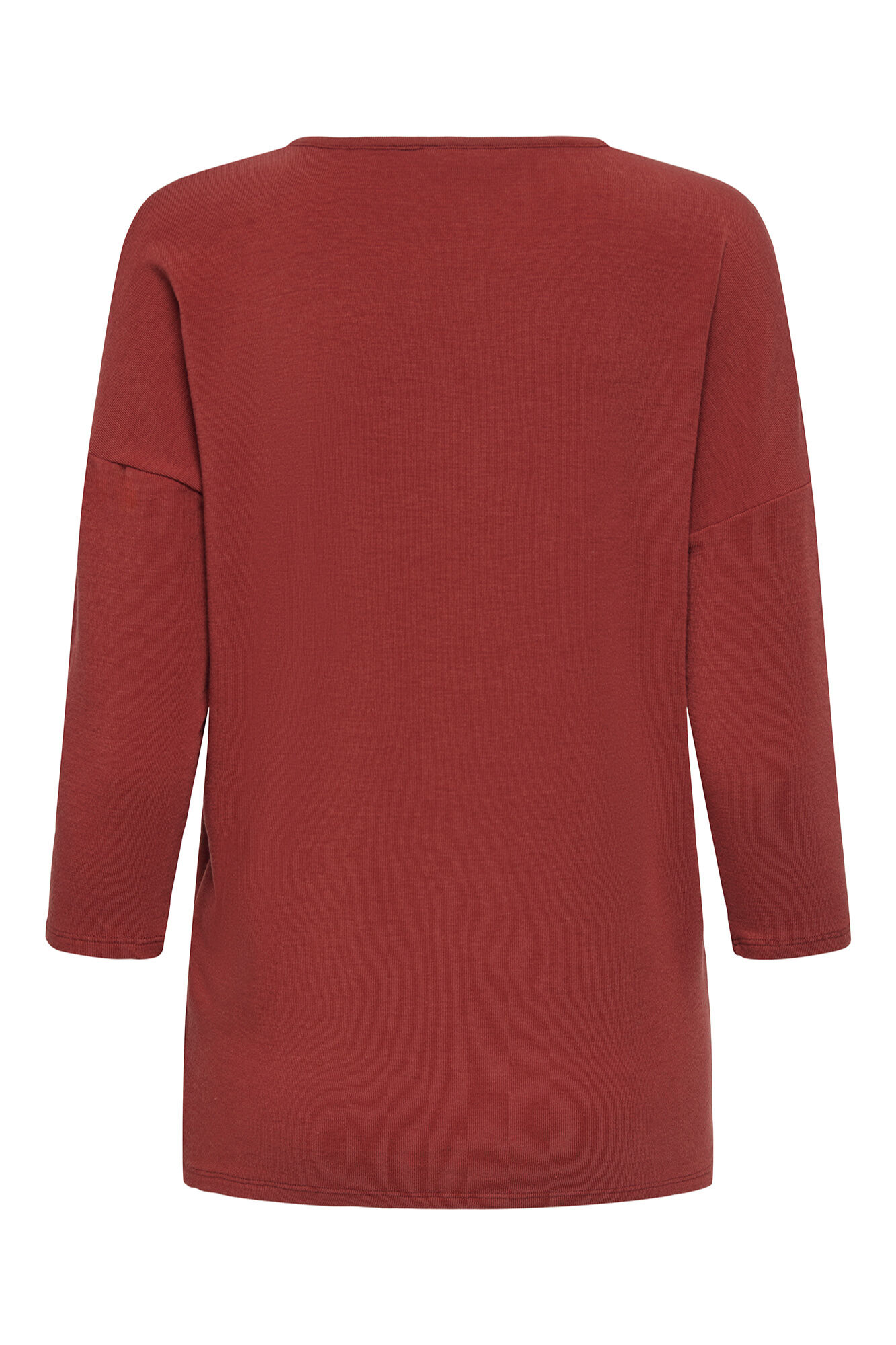 Only Playera de manga francesa rojo