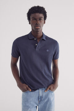 Springfield Polo piqué básico regular fit azul
