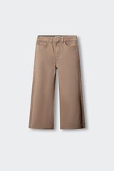 Springfield Kids Pantal&oacute;n culotte de sarga b&aacute;sico para ni&ntilde;a caf&eacute;