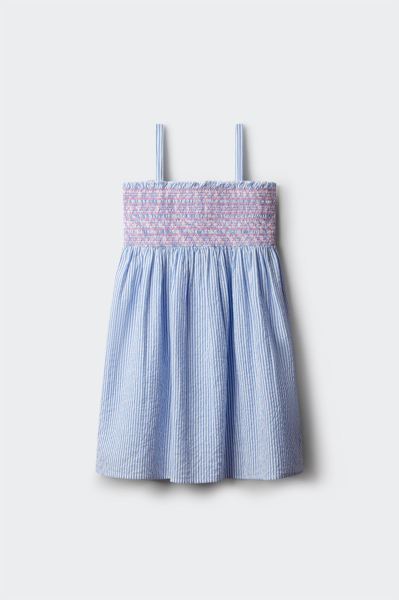 Springfield Kids Vestido de rayas oxford para ni&ntilde;a