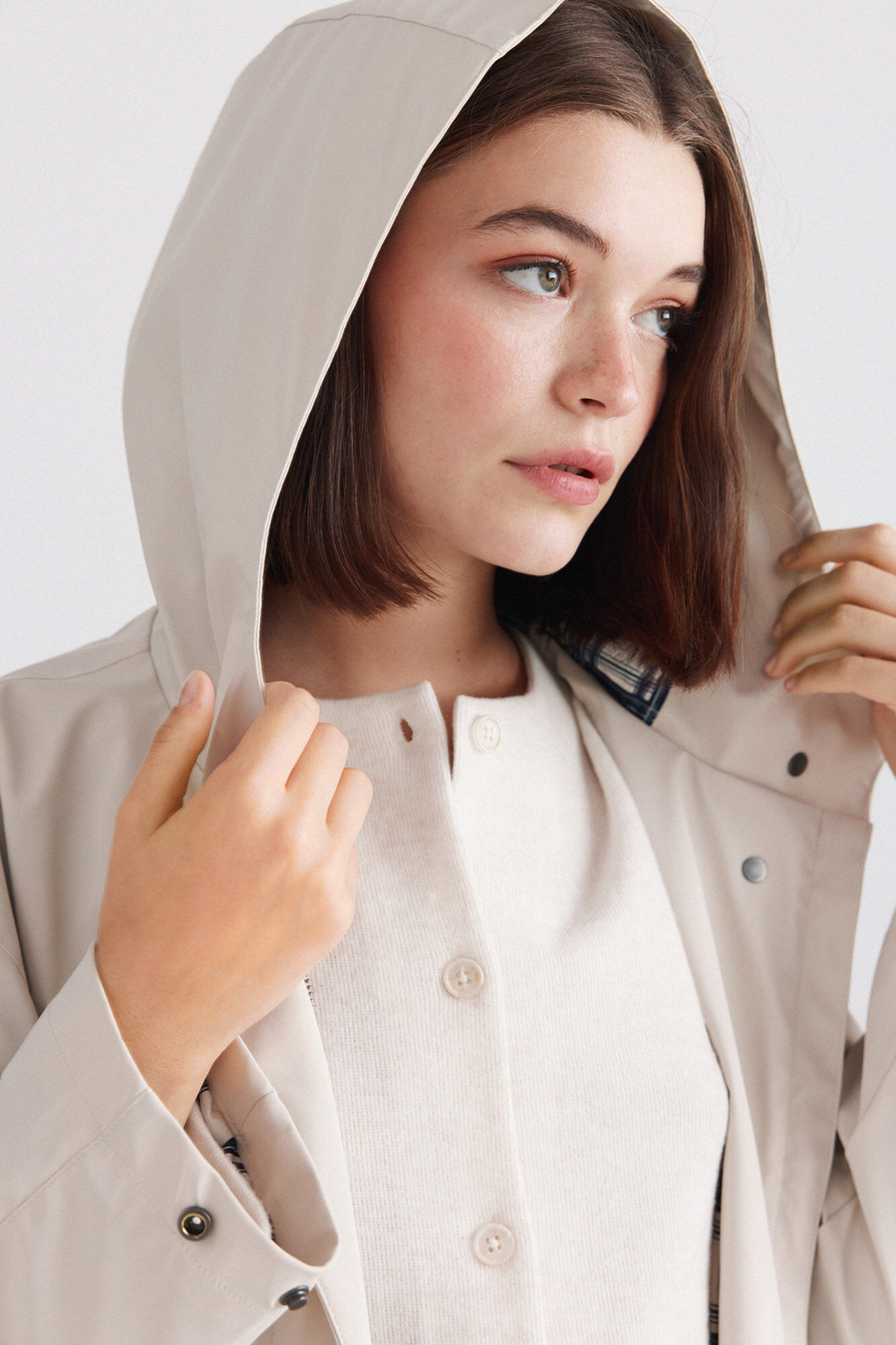 Springfield Chamarra impermeable con capucha