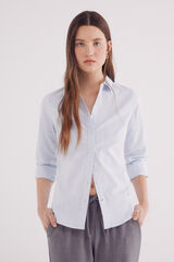 Springfield Camisa oxford algodón azul