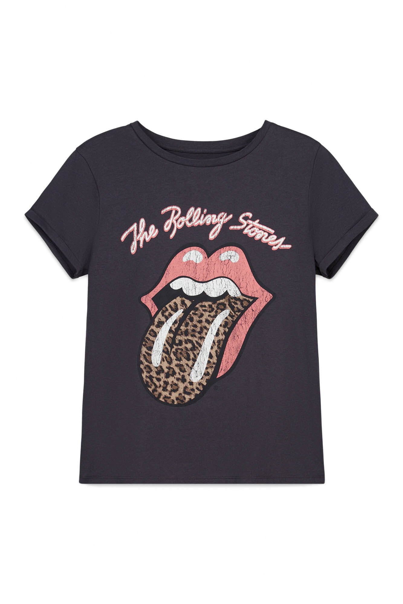 Springfield Playera de manga corta "Rollings stones" gris