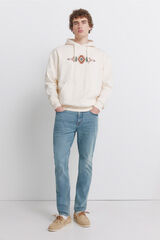 Springfield Jeans sobretintado lavado medio skinny fit azul