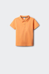 Springfield Polo basico niño naranja