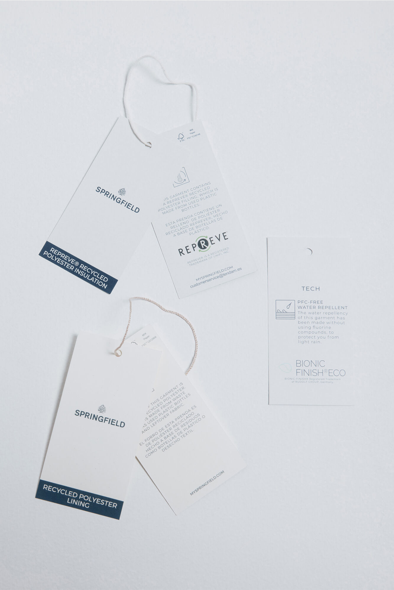 Springfield Chaleco acolchado negro