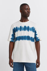 Springfield Playera tie & dye blanco