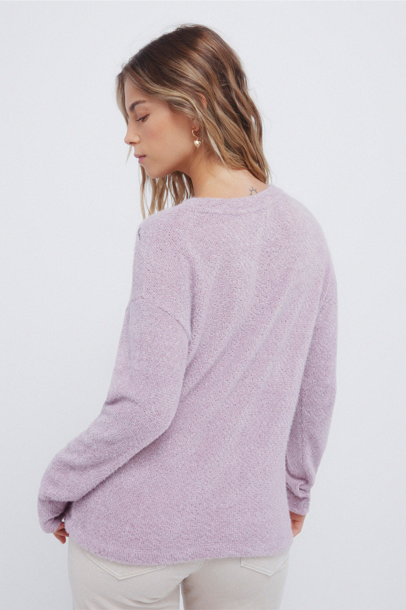 Springfield Jersey chenilla cerezas morado/lila