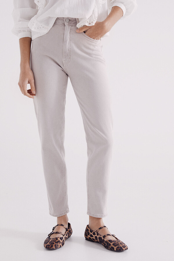 Springfield Jeans mom color gris