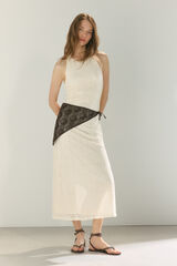 High Spirits Vestido Lirio blanco