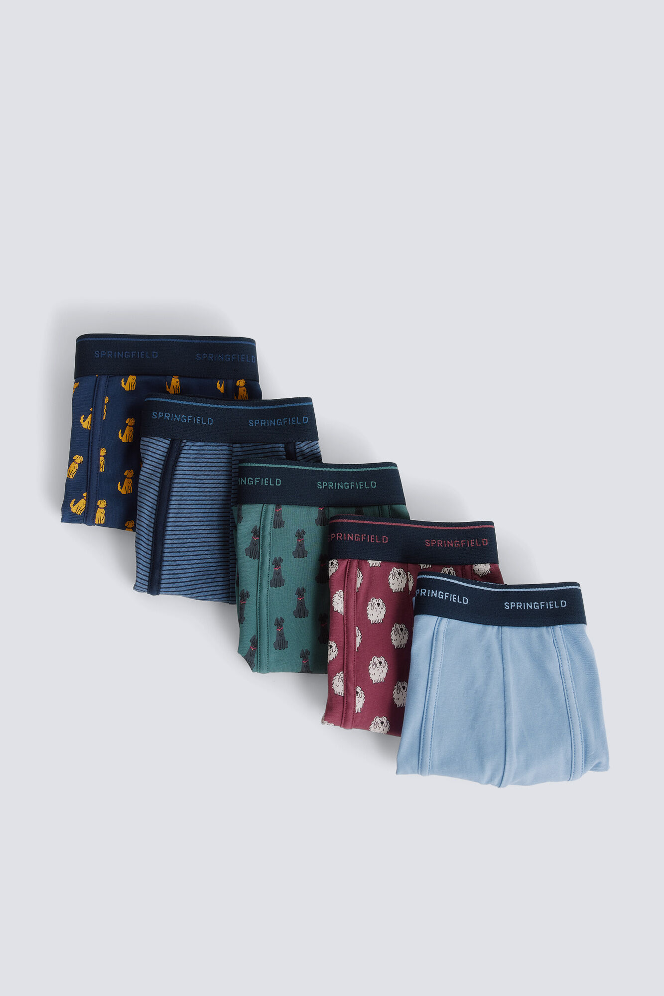 Springfield Pack de 3 boxers estampados de algod&oacute;n